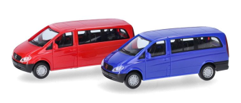 HER014236 - MERCEDES BENZ Vito W639 2003 red and blue - 2 parts to assemble