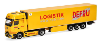 HER961868 - MERCEDES BENZ eActros 600 ProCabin 4x2 with 3-axle refrigerated trailer DEFRU