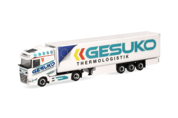 HER320641 - DAF XG 4x2 with 3-axle refrigerated trailer GESUKO
