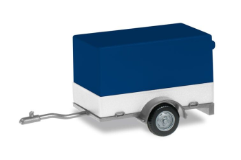 HER051576-006 - 1-axle blue and white trailer