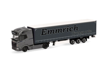 HER320474 - DAF XG 4x2 with 3-axle trailer EMMRICH TRANSPORTE