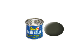 REV32142 - Matte olive green enamel paint 14ml