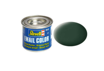 REV32168 - Matte dark green enamel paint RAF 14ml