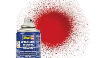 REV34131 - Acrylic spray paint bright red gloss 100ml