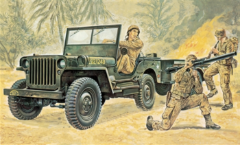 ITA0314 - JEEP Willys to assemble and paint