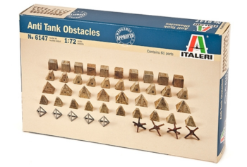 ITA6147 - Anti-tank obstacles to assemble and paint