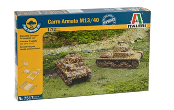 ITA7517 - Tanks Carro Armato M13/40 quick assembly to assemble and paint
