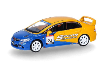 HER87MC000090 - HONDA Civic FD2 #95, yellow and blue
