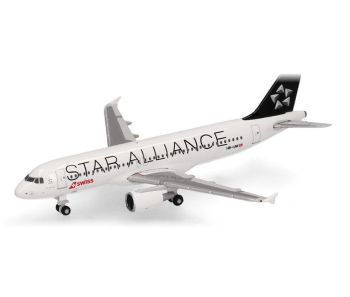 HER539463 - AIRBUS A320, Swiss International Air Lines, Star Alliance, Richterswil