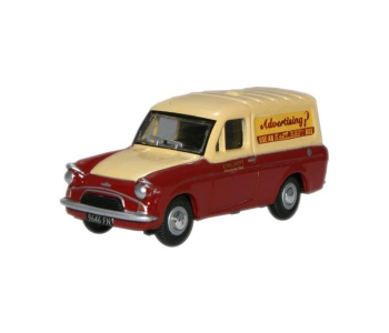 OXF76ANG040 - FORD Anglia Van, East Kent, burgundy and cream