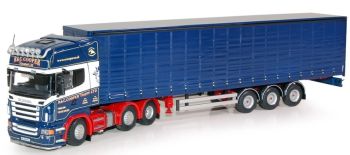 TEK60376 - SCANIA R Topline 6x2 with curtainside semitrailer 3 axles Tautliner Cooper R&C