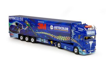 TEK64837 - Scania R-serie topline with reefer semitrailer "TRIO TRANS"