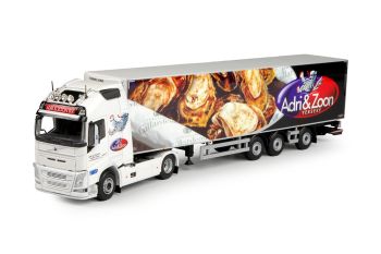 TEK68918 - Volvo FH04 Globetrotter XL with reefer semitrailer " ADRI & ZOON"