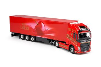 TEK69467 - VOLVO FH4 Globetrotter GESUKO 4x2 with semi refrigerated Mon Cheri 3 axles