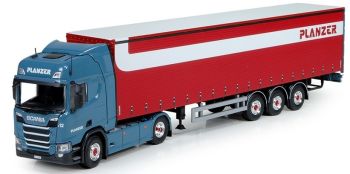 TEK73376 - SCANIA R Highline 4x2 with semi-trailer 3 Axles Planzer