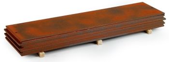 TEK74529 - Rust color plate loading 12 x 3 x 1 cm