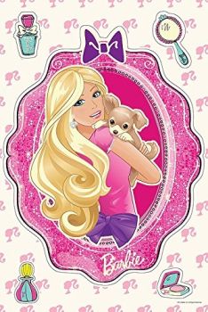 TRF14604 - Puzzle 15 pieces BARBIE 41 x 60 cm