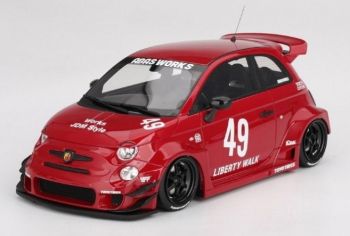 TS0613 - FIAT Abarth 595 LB-Works x abas 2024 rouge