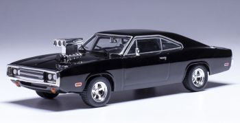 IXO-U43RDC007 - 1970 DODGE Charger Black with outgoing engine - USA EDITION