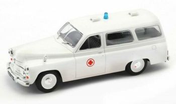 MAGPCWAR202A - WARSZAWA 202A 1959 white polish ambulance sold in blister