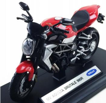 WELMV19660PW - Motorcycle MV AGUSTA Brutale 990R red black gray