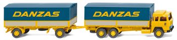 WIK047501 - MAGIRUS 235D 6x4 with platform trailer 2 axles Danzas