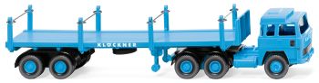 WIK051846 - MAGIRUS 235D 6x4 with stanchion trailer 2 axles
