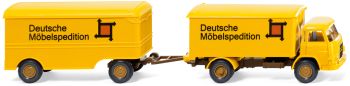 WIK054003 - MAN diesel 4x2 with furniture trailer 2 axles
