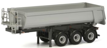 WSI03-2000 - Gray 3-axle round tipper