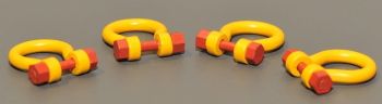 YCC637-2 - 4 shackles - 300 tons yellow - miniature